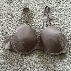 New Vanity Fair lace Bra wired mesh 38C vintage art deco design